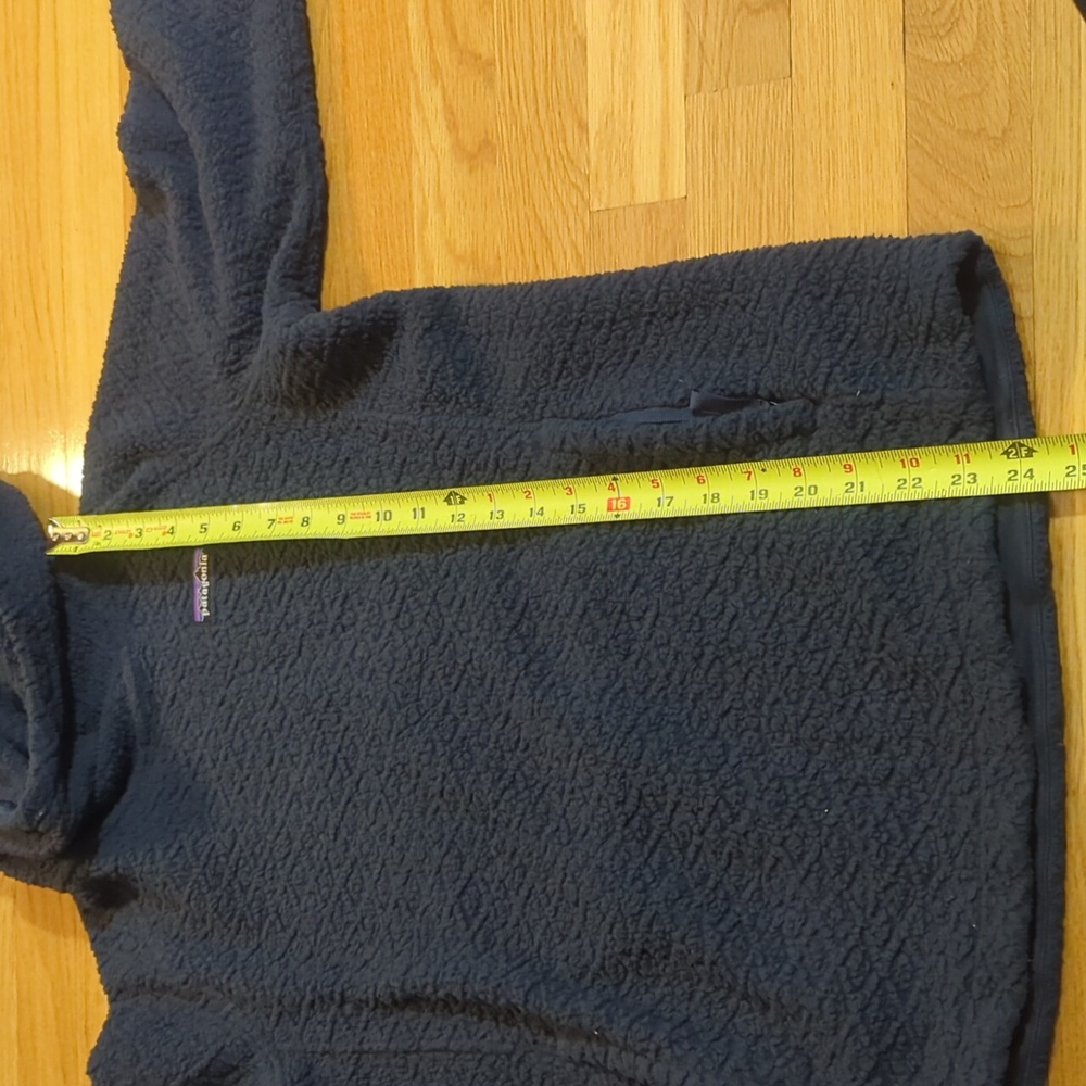 Patagonia Diamond Capra Small Fleece Hoody Navy Blue Women’s EUC - Picture 8 of 11